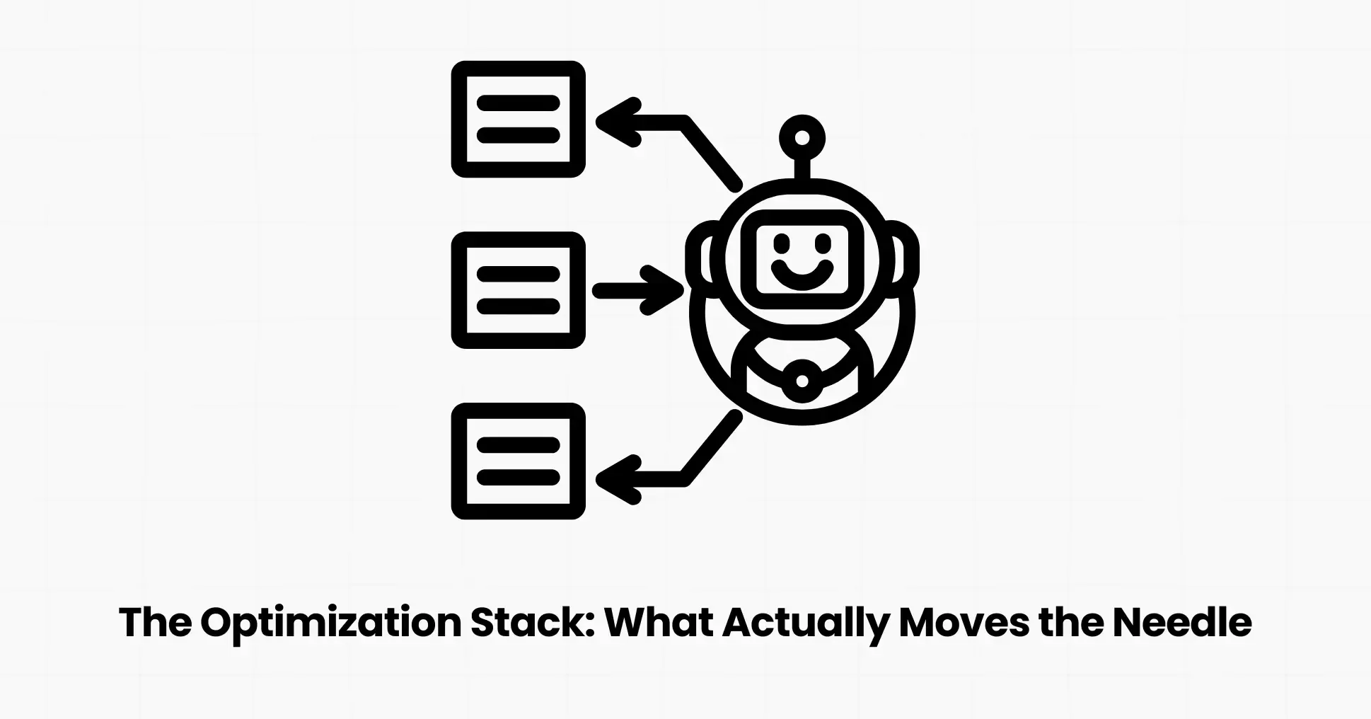 The Optimization Stack: What Actually Moves the Needle