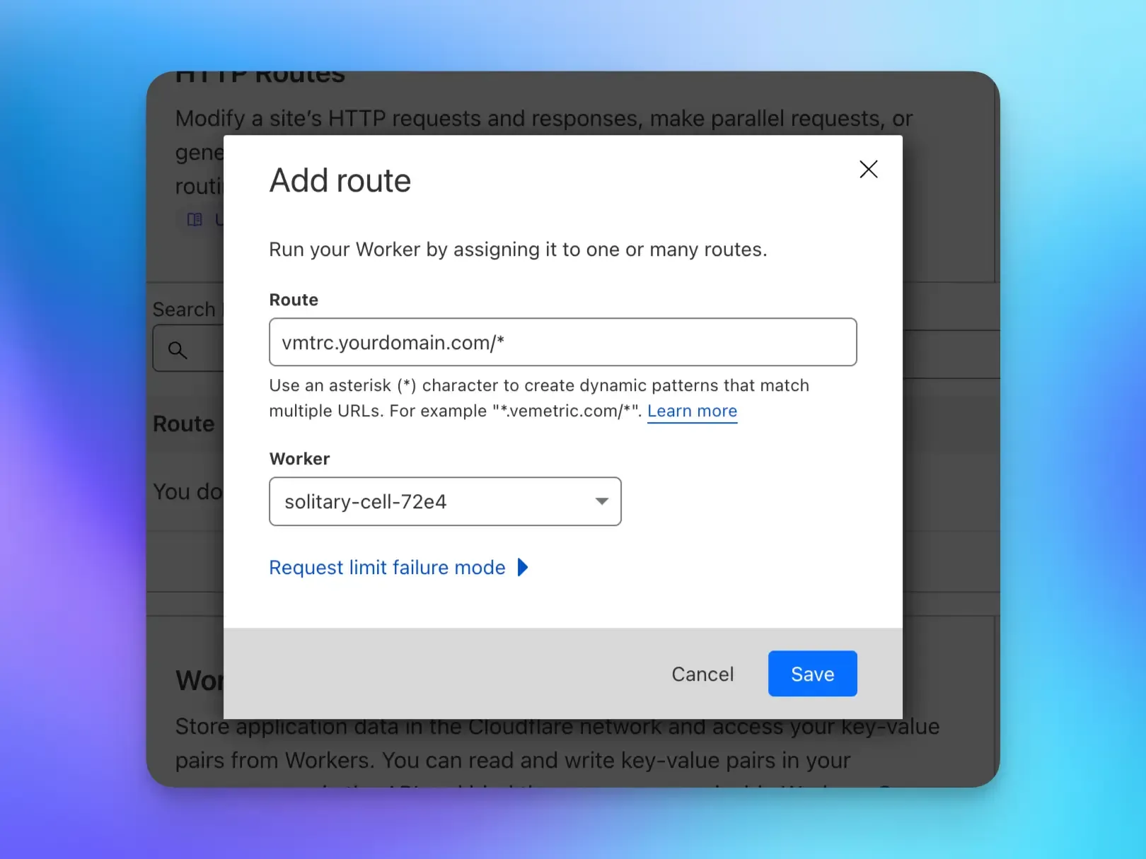 Add a new HTTP Route