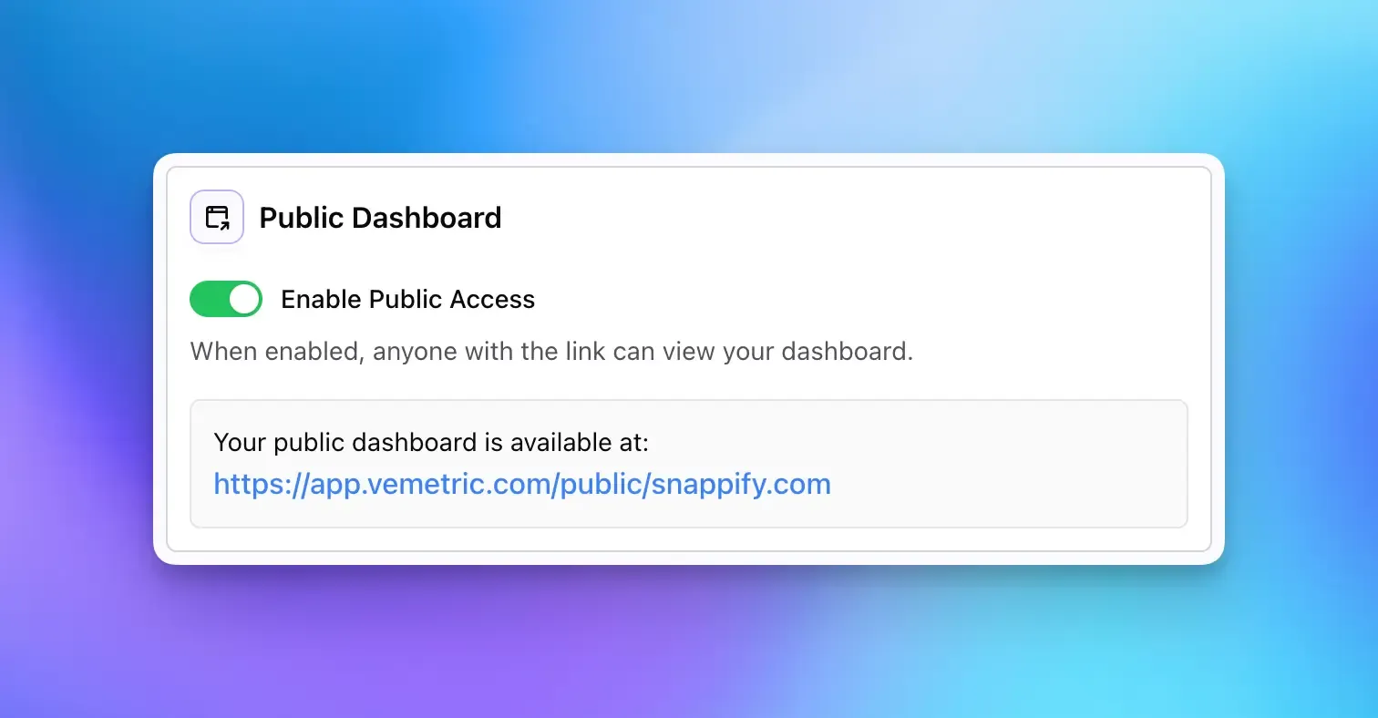 Public Dashboard