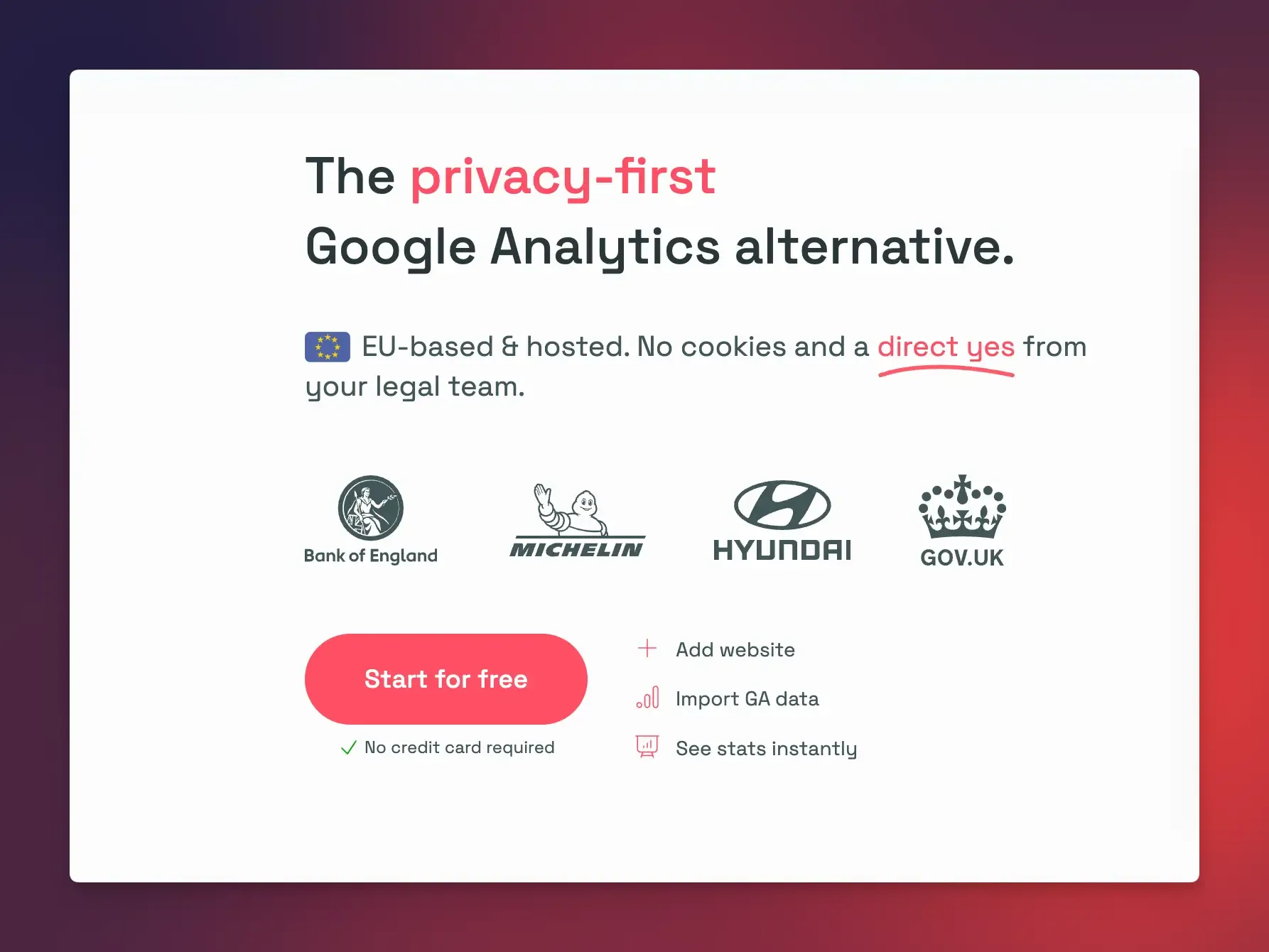 Simple Analytics